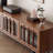 French retro design solid wood TV cabinet