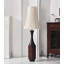 Lampe sur pied silhouette rétro