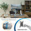 Support de bureau ajustable multi-écrans pour écrans de 23 po Mount-it Silver pouvant supporter jusqu'à 19,8 lb