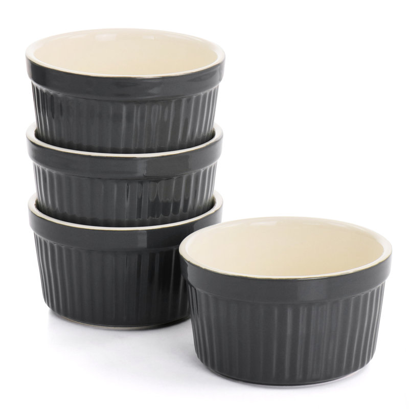 Gray 16-Piece Nonstick Ceramic Cookware Set with Enamel Finish