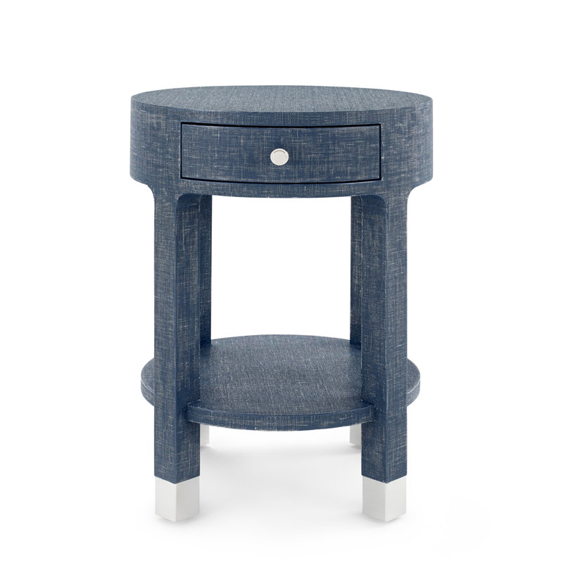 Dakota End Table, Navy Blue