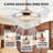 Keja 42'' Ceiling Fan with LED Lights-154020824