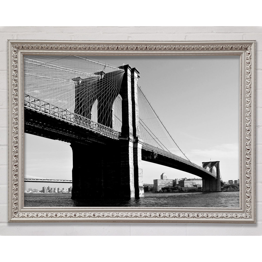 Brooklyn Bridge B N W - Druck