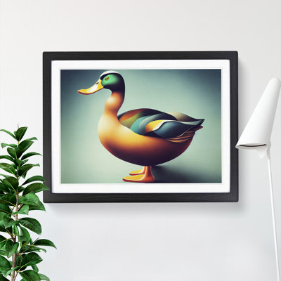 Fascinating Duck - Single Picture Frame Print