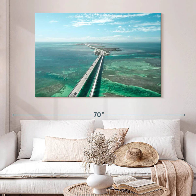 Lilie Wonderful Seven Mile Bridge, H 34 po x l 51 po