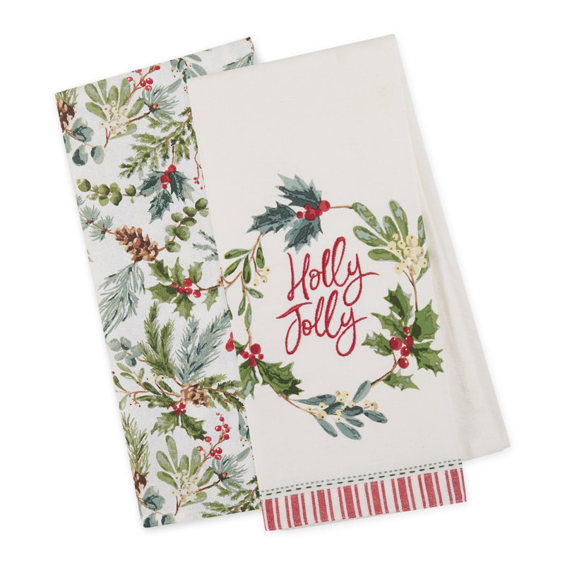  Holly Jolly Dishtowel Set/2