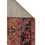 Tapis rectangulaire rouge / noir / beige en chenille tissé à la machine Bonnetsville-1618893357