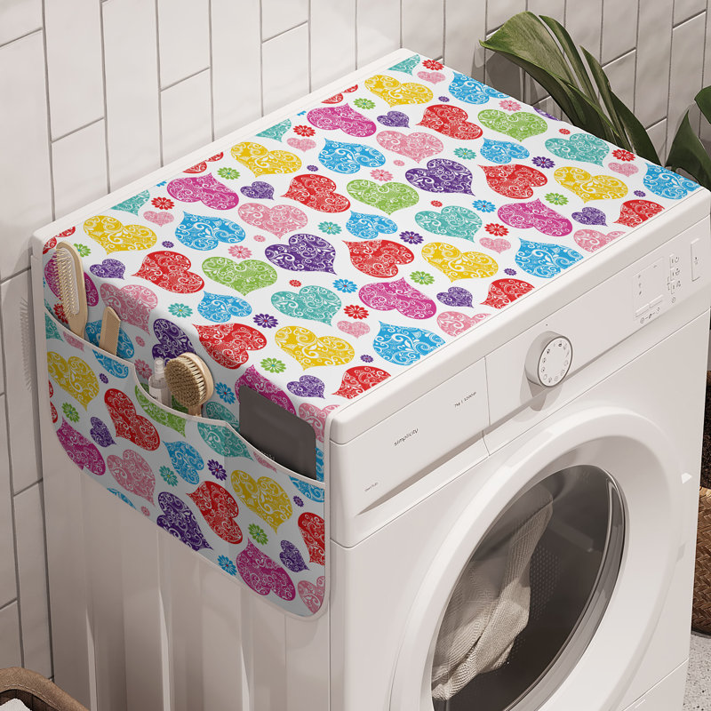 Ensemble de 2 boîtes de rangement romaines East Urban Home pour machine à laver 47 po x 18,5 po