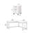 Ozro L-Shaped Executive Desk with 2-Drawer File Cabinet -1923929796