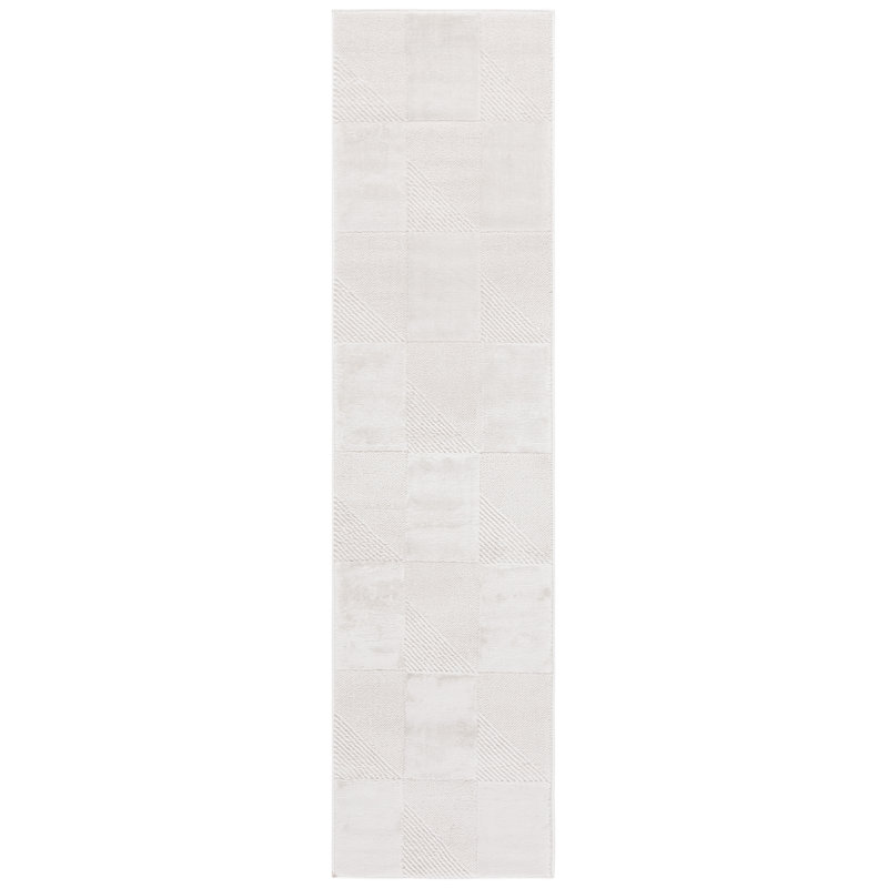 Edveh 100 Performance Geometric Rug, Runner 2' x 8'