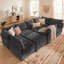 Canapé modulaire 8 pièces avec rangement sous le siège, canapé en chenille moderne pour le salon, configuration polyvalente-1931390265-1938738356