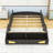 Full Size Race Car Platform Bed With Storage And Wheels-1381737123