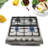 Thermocouple 23" Silver Stainless Steel Gas Cooktop with 4 Burners