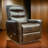 Aki Faux Leather Swivel Recliner-98535164
