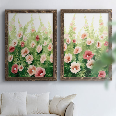 Toile encadrée Sunlit Flora I-Premium - prête à être accrochée