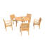 Leveb Outdoor 7 - Piece Teak Dining Set-1436689729-1361764475
