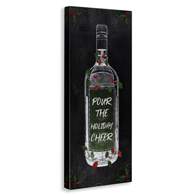 «Pour Holiday Cheer Bottle» par Natalie Carpentieri
