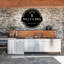 Art mural en métal personnalisé «Backyard BBQ» - décor de nom de gril personnalisé - décoration murale amateur de barbecue - signe de cuisine de patio extérieur - art de barbecue rustique de ferme - sculpture en métal industrielle moderne - pièce unique-86829863-86829862-94491320