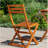 3-Piece Eucalyptus Bistro Set, Square, Natural Oil