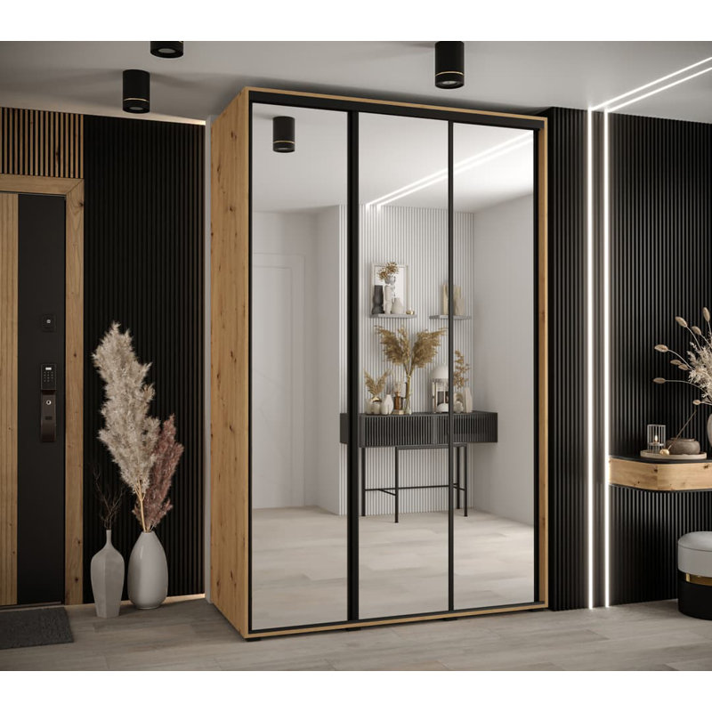 Terflinger 3 Door Manufactured Wood Wardrobe