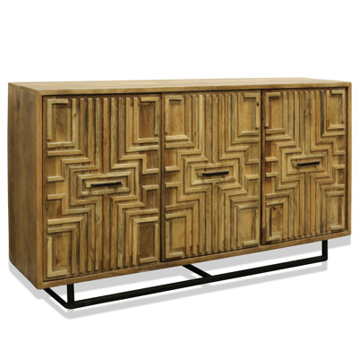 Buffet en bois massif de 72 po Colville
