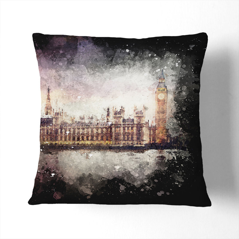 Square Throw Cushion, Stone, 55cm H x 55cm W x 20cm D