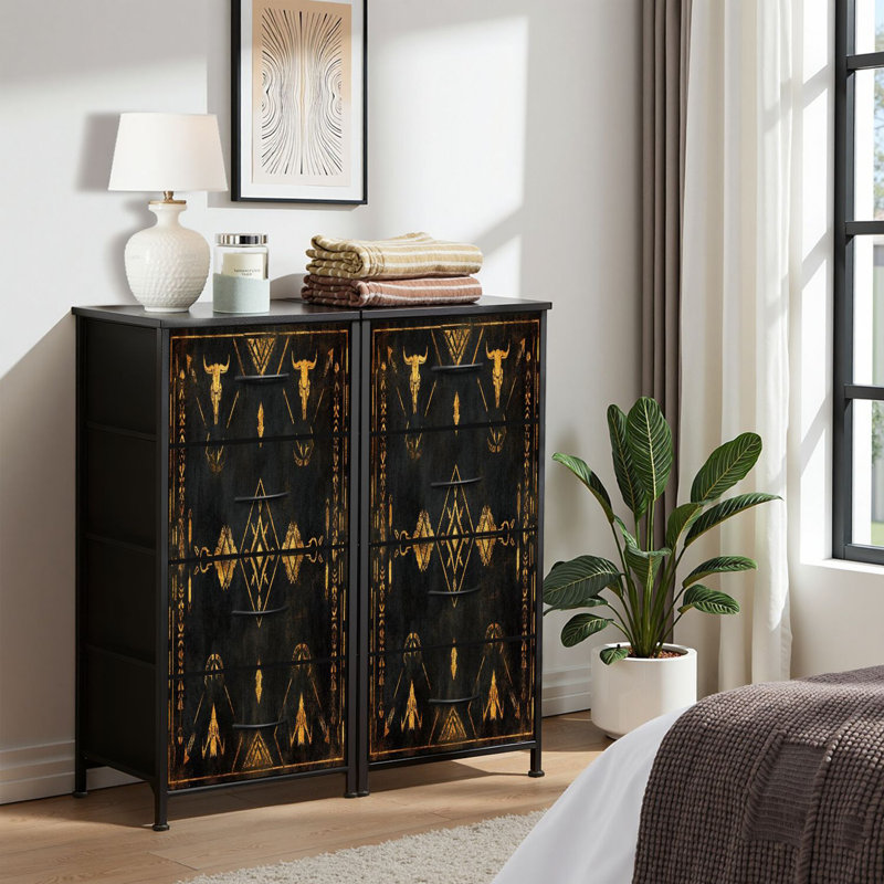 minimalist dresser Wlive 6 Drawer Retro Chest of Drawers with Metal Handle Double Wood Dresser for Bedroom Living Room Large Storage Cabinet Made from sturdy P2 VEVOR 7 Drawer Dresser, Wooden