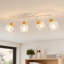White 4-Light Iron Ceiling Spotlight
