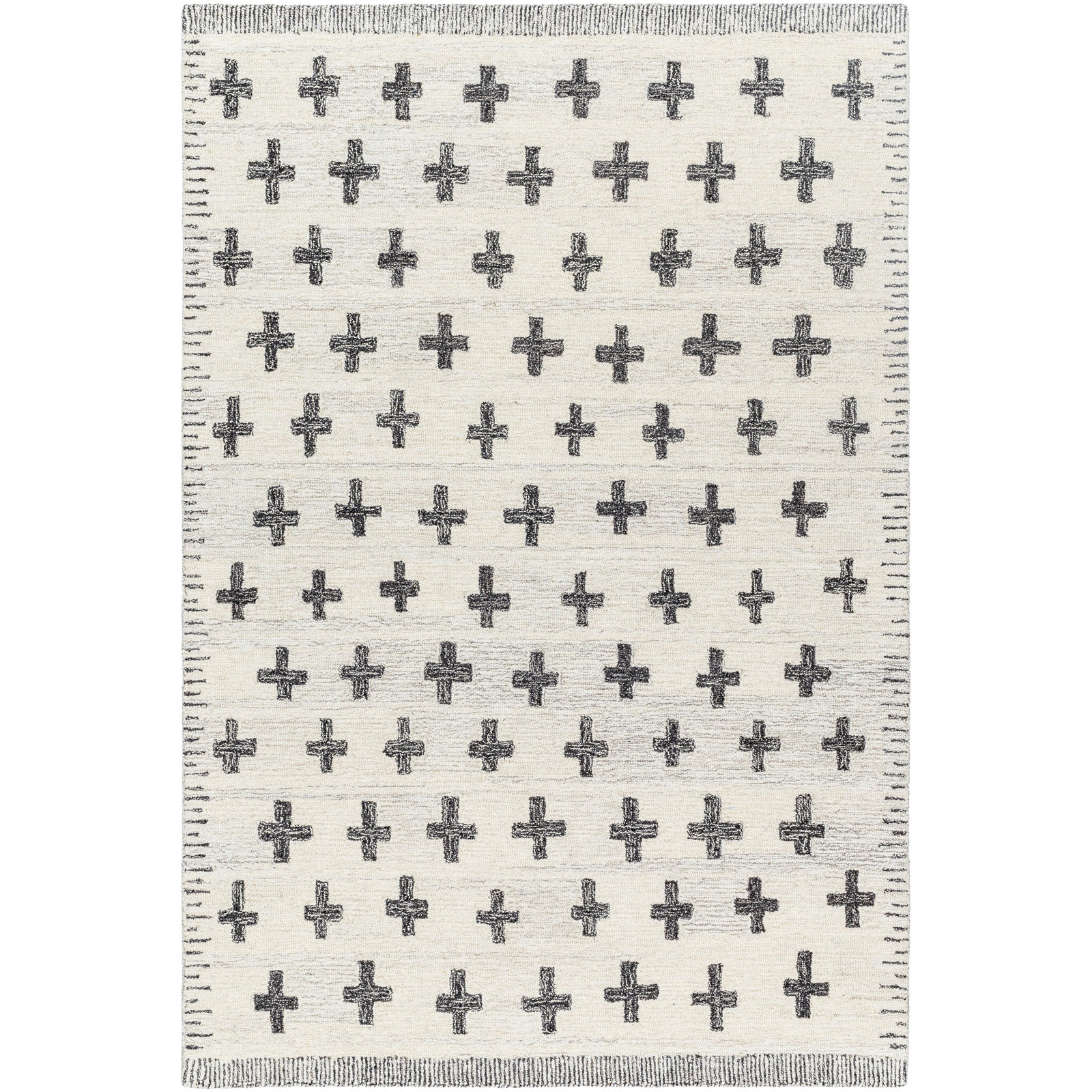 Khaylani Hand Tufted Wool Rug, Rectangle 5' x 7'6"