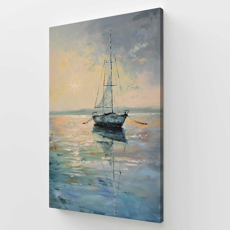Harbour Glow v1, grande impression sur toile, H 54 po x l 36 po