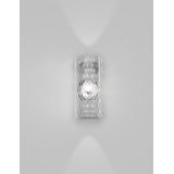 Armonia Wall Lamp 14 Fume' Rombi Matt Black Nickel E12 Ul