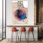 Dynamic Guitar Art Abstract Contemporary Wall Art Print 1 Piece Wrapped Canvas Wall Art-2087110411
