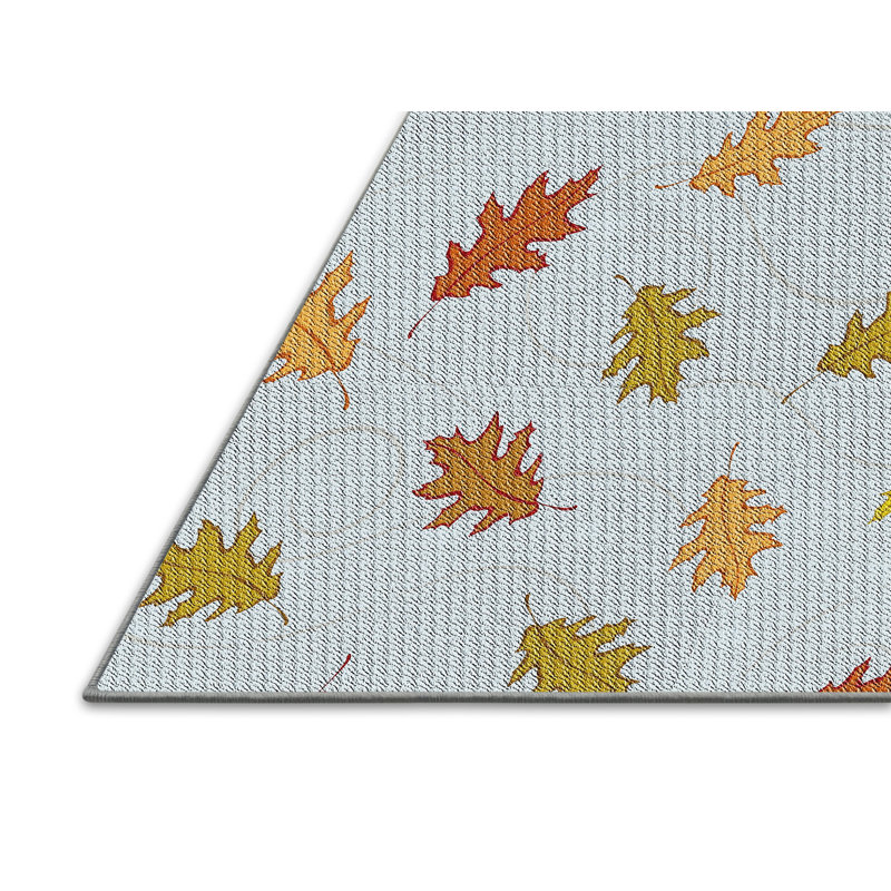 Tapis floral vert / bleu / brun Ymir, Rectangle 8 pi x 12 pi