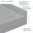 Transolid 60-in x 32-in Cast Solid Surface Tub Replacement Base Linear-102445009-102445008
