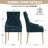 Wingback Upholstered Dining Chairs With, 19.3'' Seat Height Modern Dining Room Chairs With Tufted Button, Green Suede Velvet-263274060
