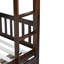 Lit superposé simple en bois d'hévéa, convertible en 2 lits, couleur, tiroirs et garde-corps haute sécurité pour lit, fabriqué en bois, garde-corps,