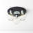 Davian Glass Flush Mount