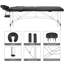 213cm Rectangular Adjustable Folding Table
