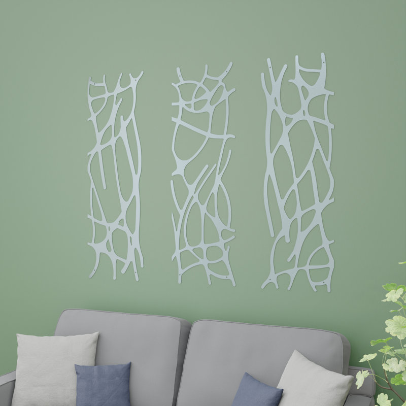 Cetric Abstract Wall Decor on Metal