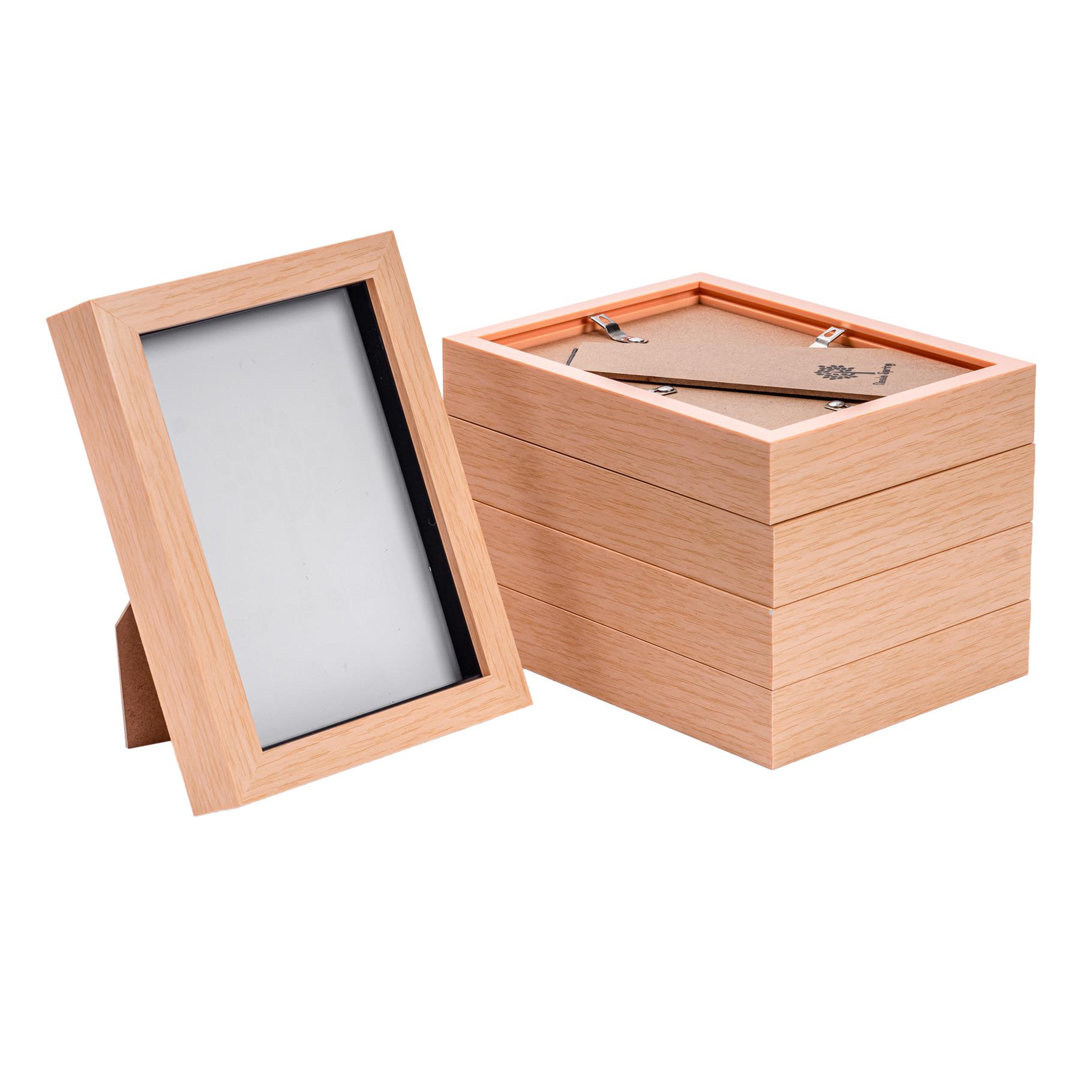 Nicola Spring - 3D Box Photo Frames - Pack of 5