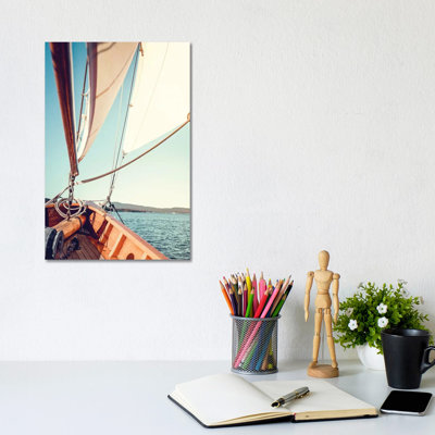 Setting Course by Ann Hudec - Wrapped Canvas Print