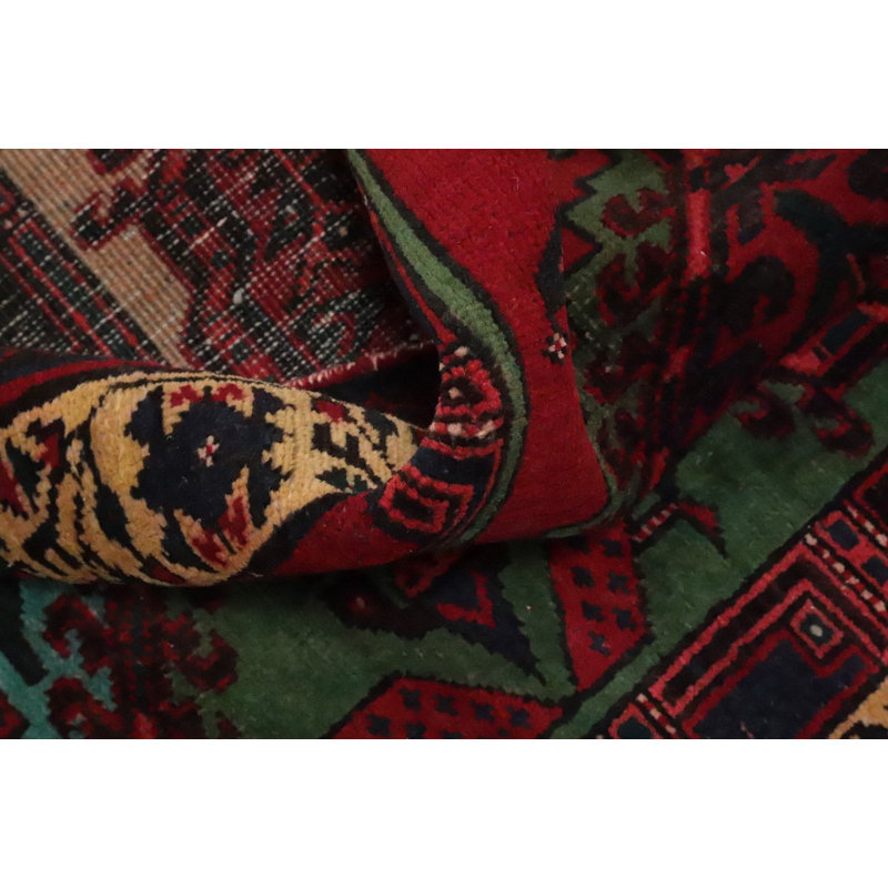 Tapis de couloir traditionnel en laine rétro 3 x 11
