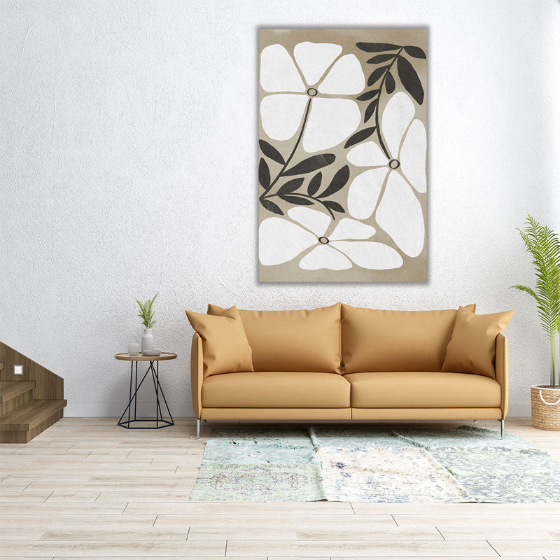 Melty Blooms I - reproduction d'art sur toile, H 30 po x l 20 po