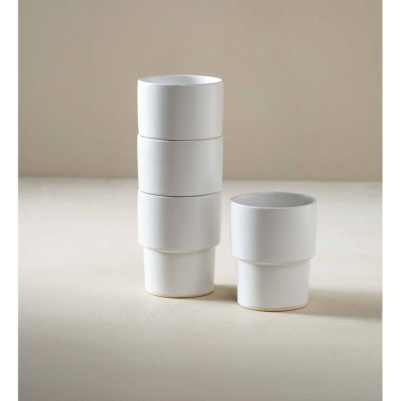 Issa Ceramic Dessert Bowl, White