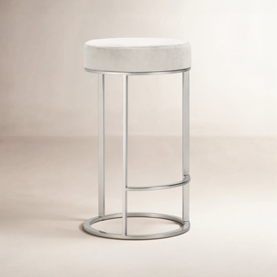 Bertrad Quinn Upholstered Fabric Counter Stool