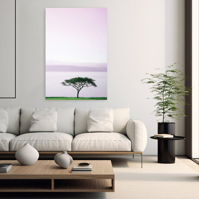 Art contemporain paysage contemporain minimaliste coloré