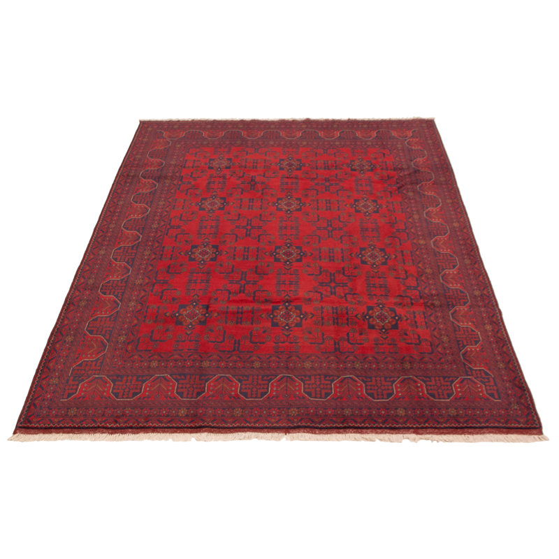 Tapis rouge Malechi Esari 6 pi 8 po x 9 pi 8 po