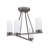 Trinity 4 Light Semi-Flush Shown With 2.5" White Muslin Glass-1910976243