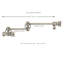 Whitehaus Collection Wall Mount Retractable Swing Spout Pot Filler-266344375-252330403