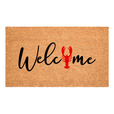 D2D0ADEE159C490AB44038BC675A571C Lobster Welcome Doormat